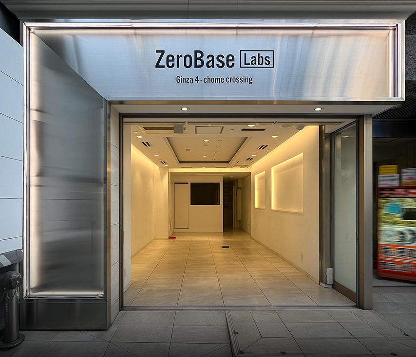 ZeroBase Labs GINZA 4-chome crossing